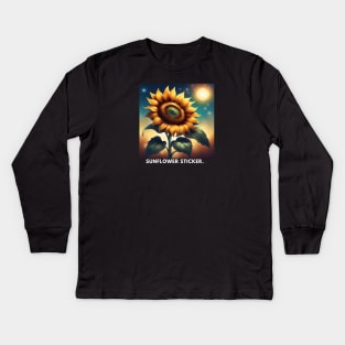 Sunflower lover Kids Long Sleeve T-Shirt